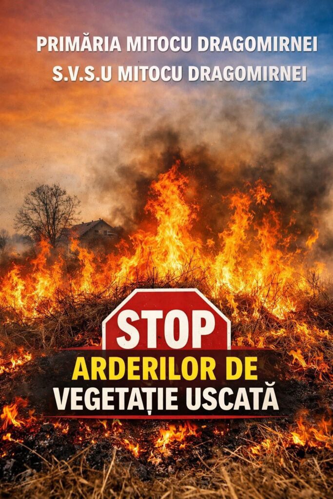 stop ardere vegetatie uscata